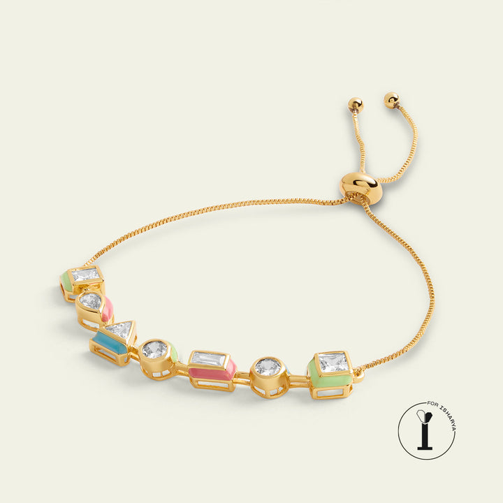 Multicolour Enamel Bracelet