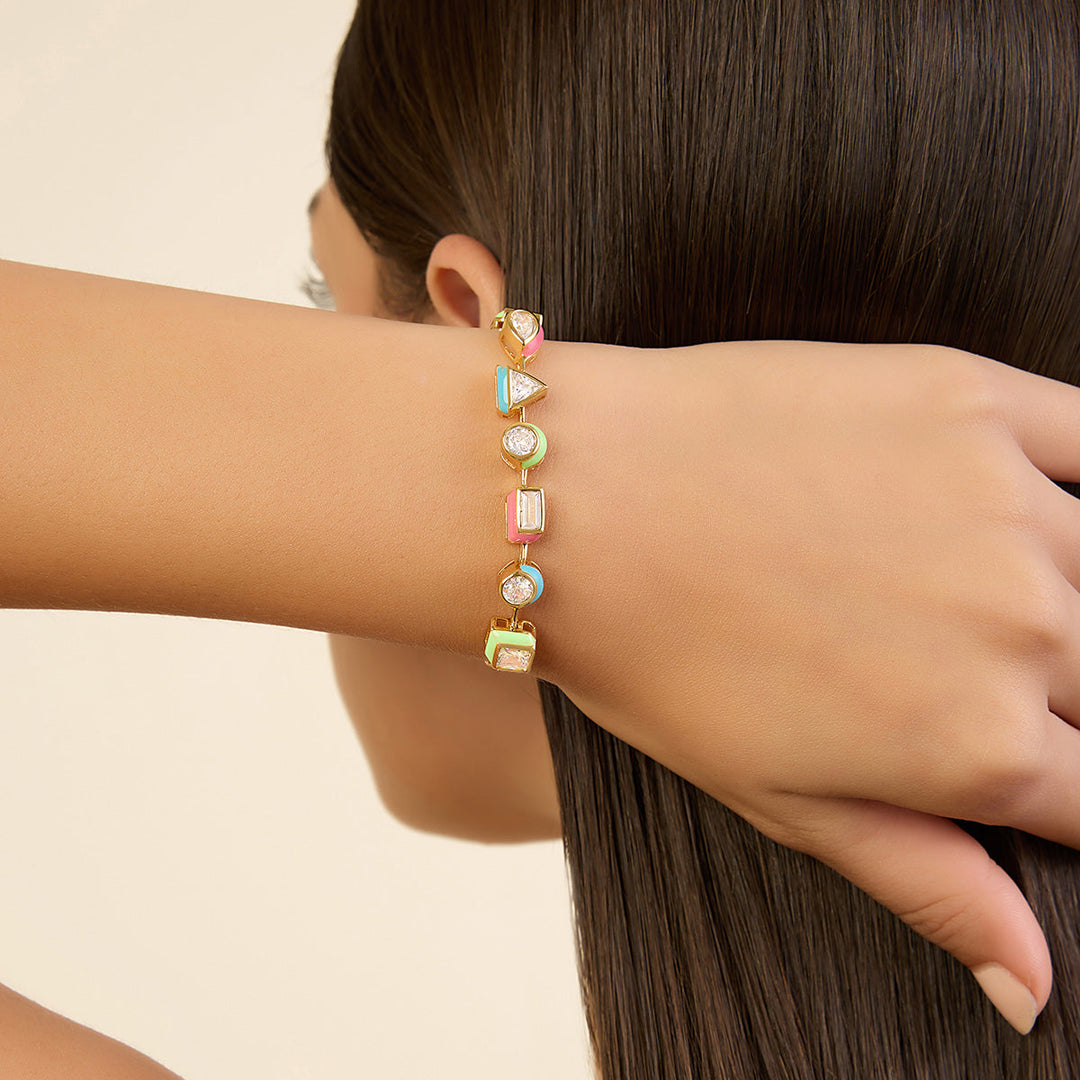 Multicolour Enamel Bracelet