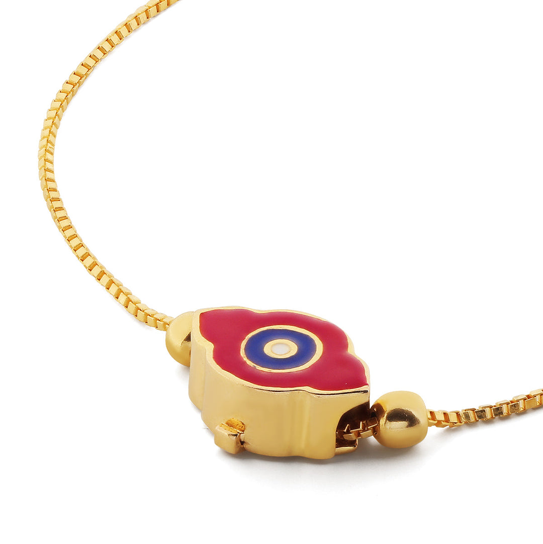 Enamel Eye Rakhi Bracelet