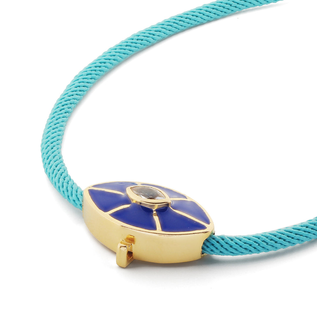 Evil Eye Enamel Rakhi Bracelet