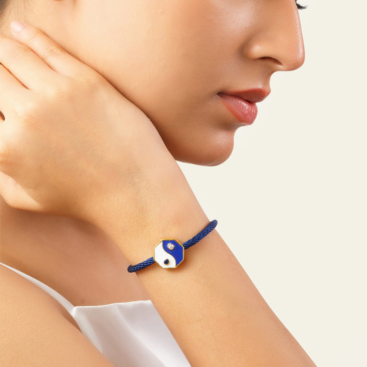 Yin Yang Rakhi Bracelet