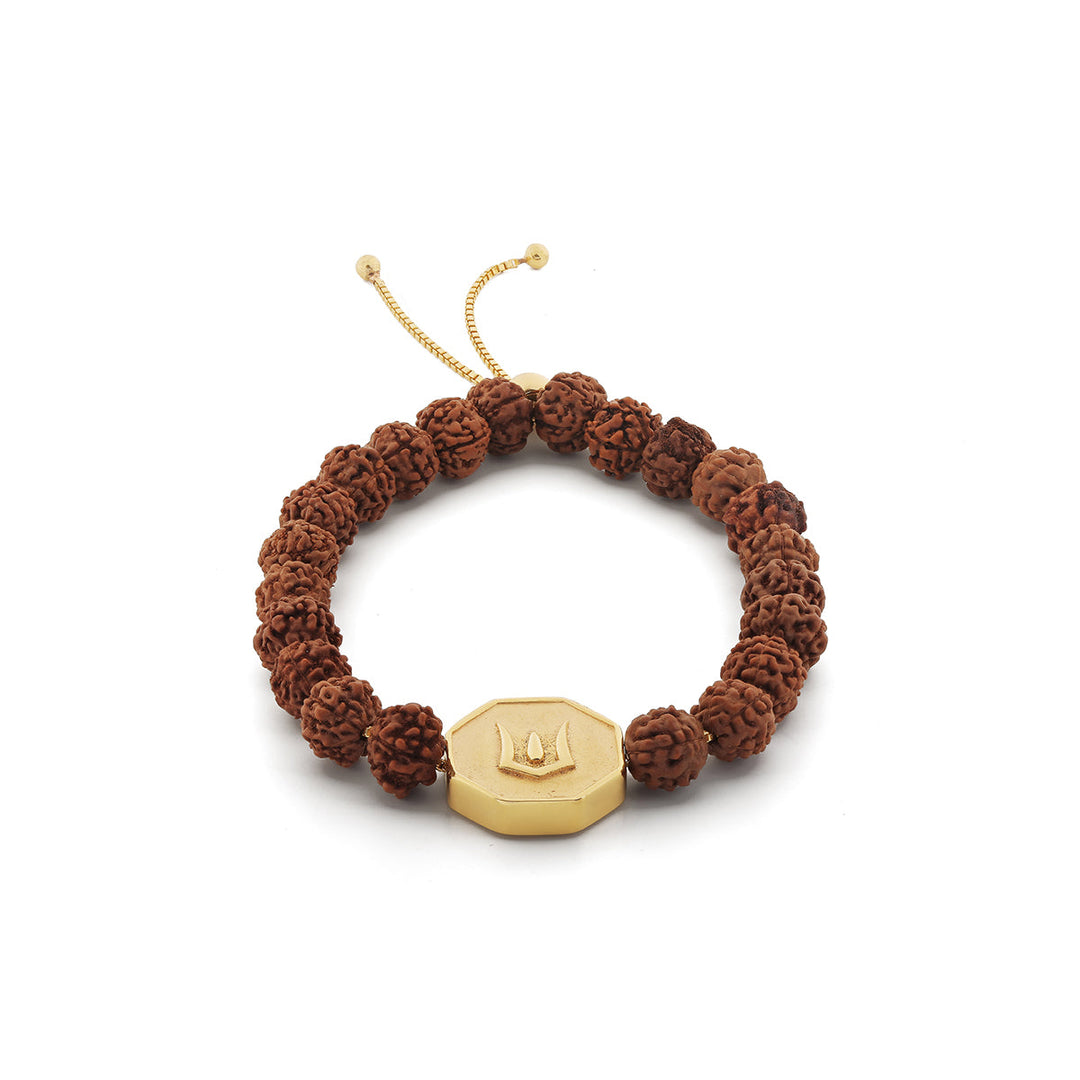 Rudraksha Bolo Rakhi Bracelet