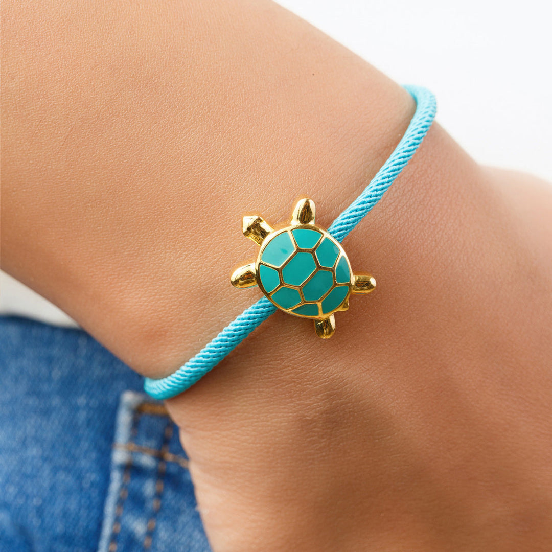 Green Turtle Rakhi Bracelet