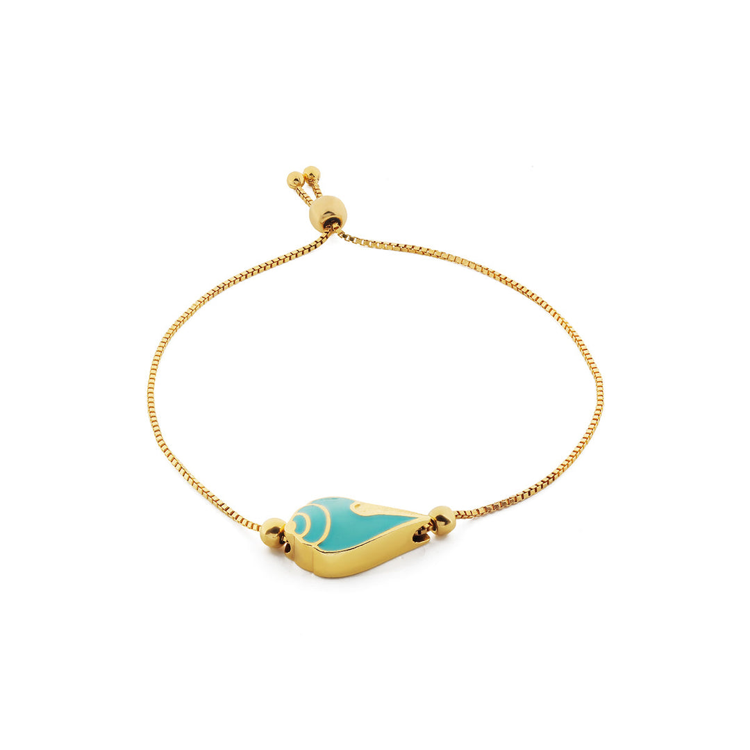 Enamel Sea Shell Rakhi Bracelet