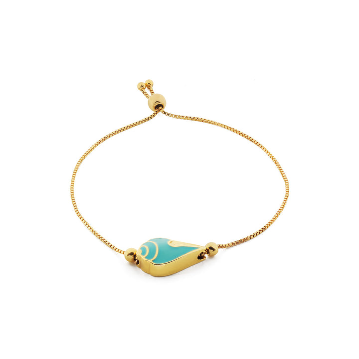 Enamel Sea Shell Rakhi Bracelet