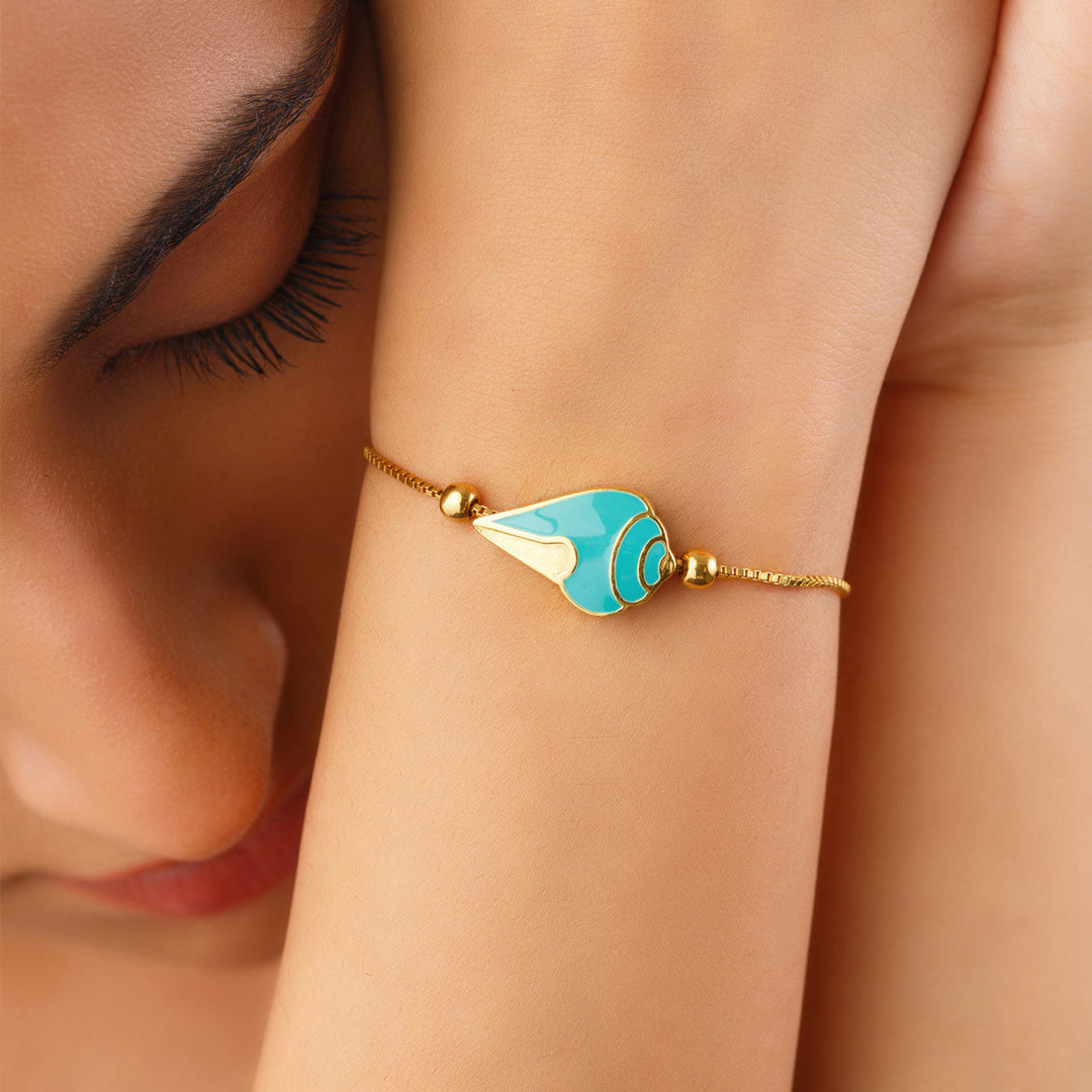 Turquoise Bracelet Wristwear for Women by Isharya | Modern Indian Jewellery