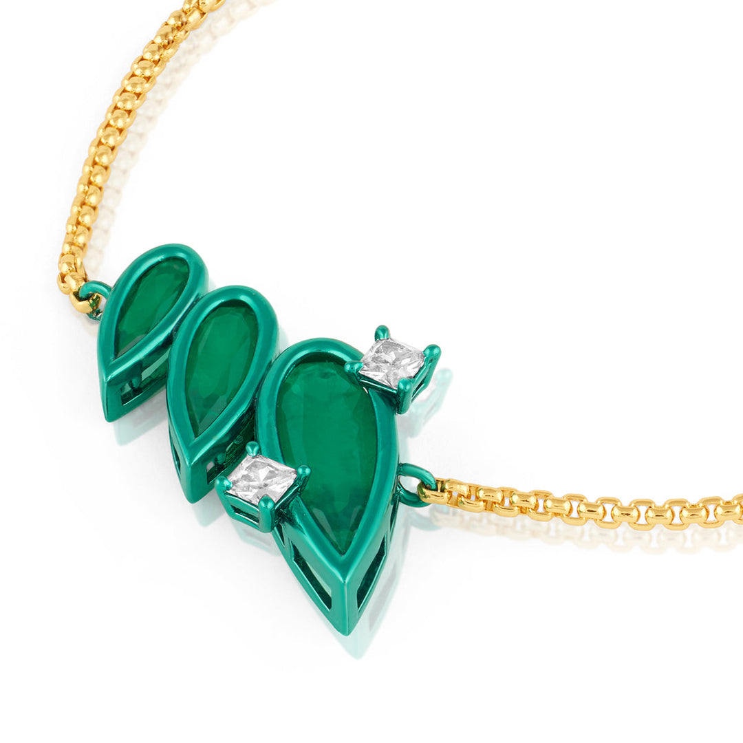 Green Bracelet Wristwear for Women by Isharya | Modern Indian Jewellery