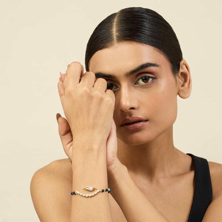 Tennis Eye Bolo Bracelet