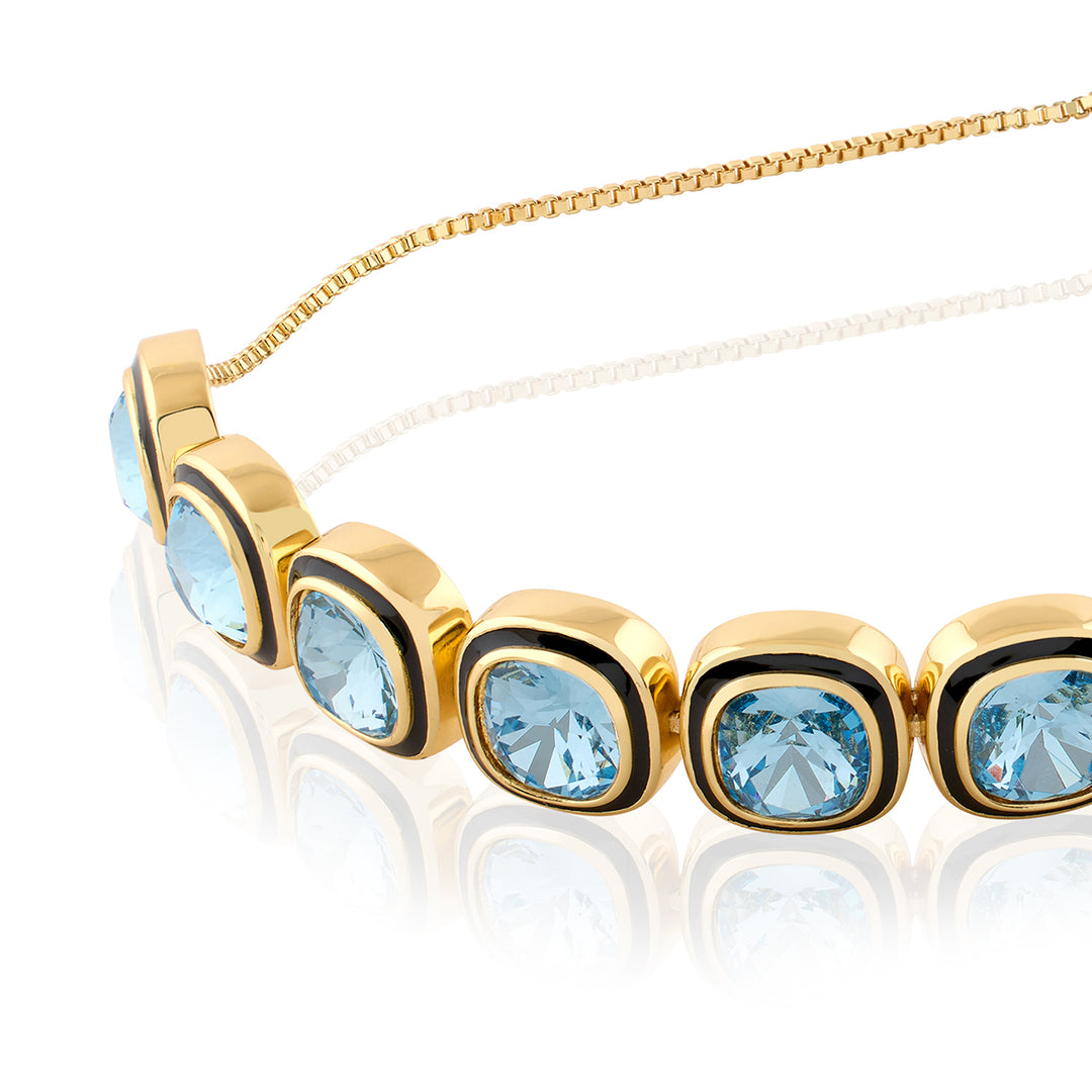 Aqua Goals Bolo Bracelet