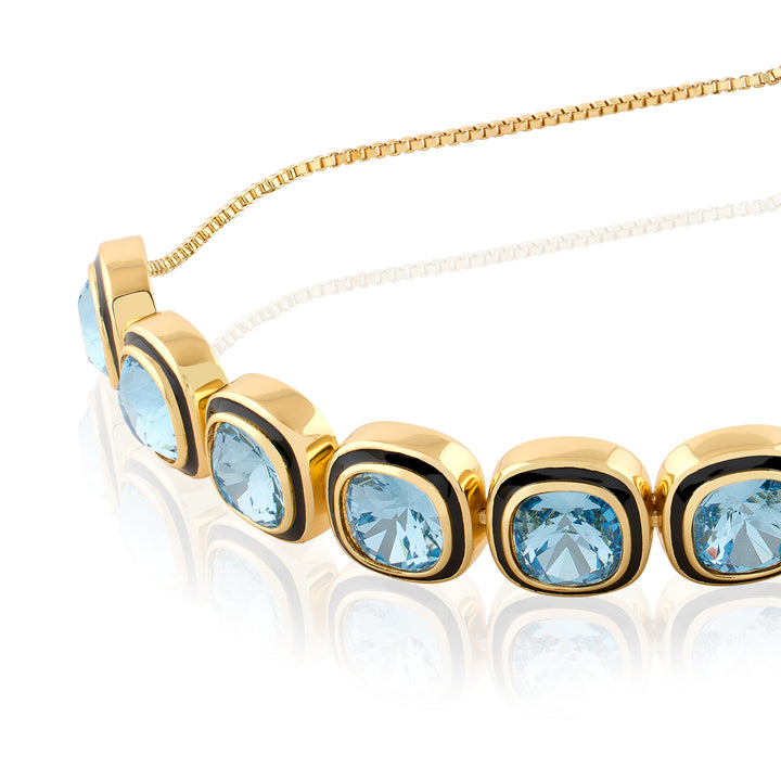 Aqua Goals Bolo Bracelet