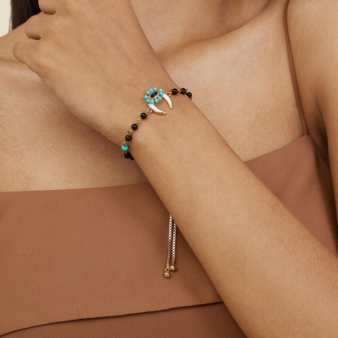 Turquoise Horseshoe Bracelet