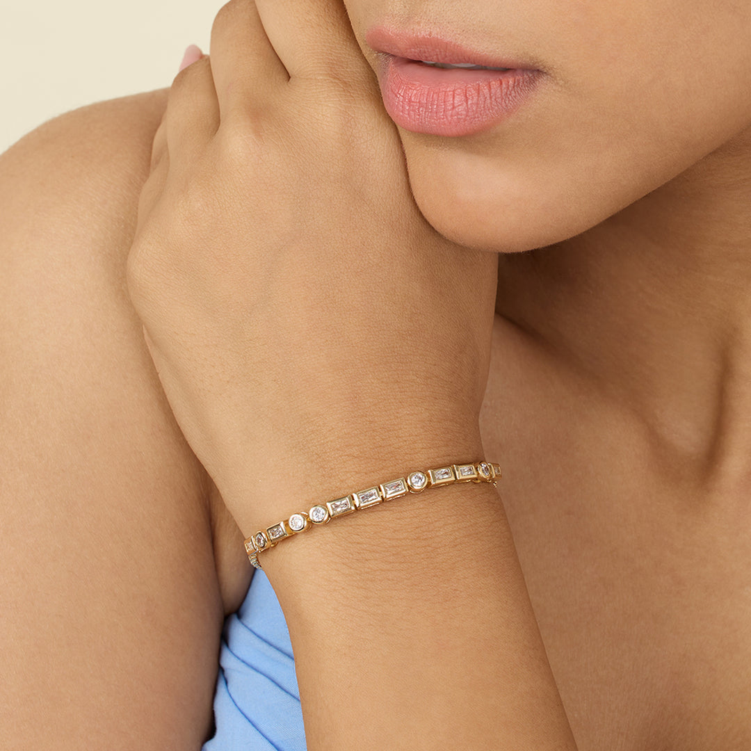 Summer Crystal Bolo Bracelet