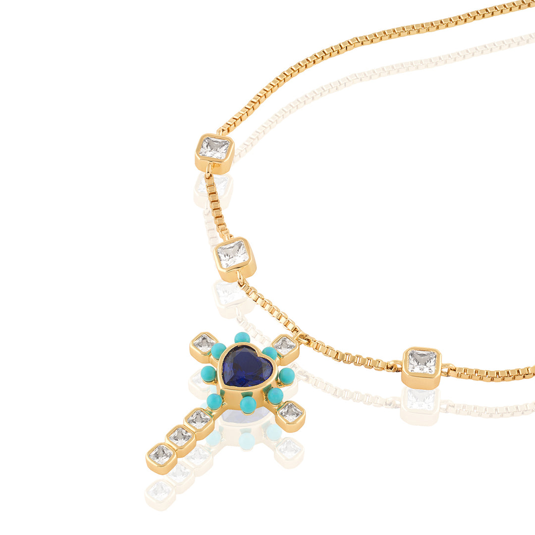 Cross My Heart Bracelet