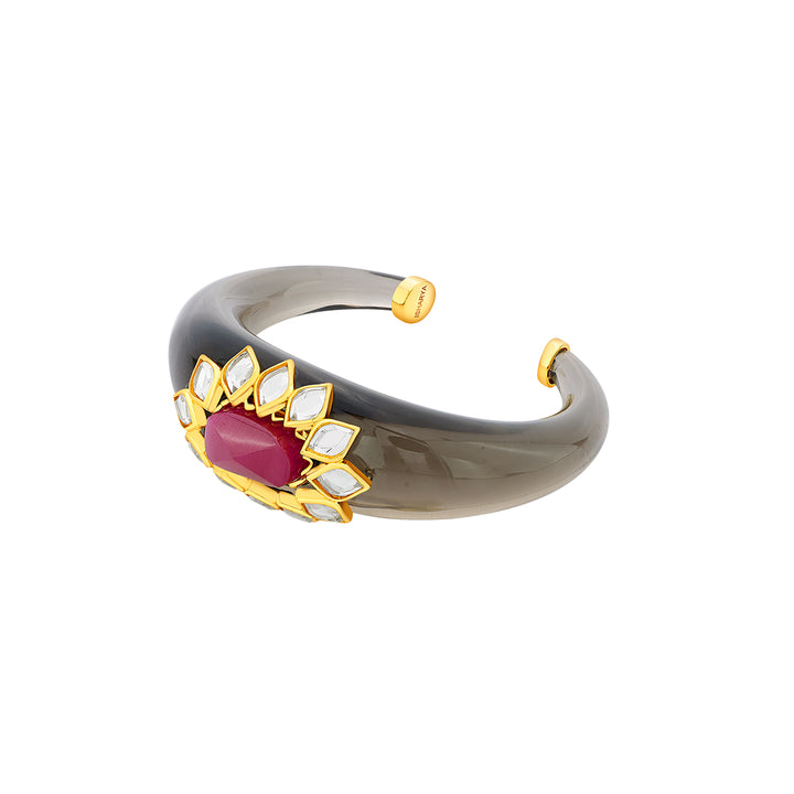Begum Haute Pink Resin Cuff