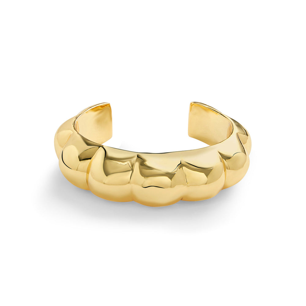 Yellow Open Cuff Wristwear for Women by Isharya | Modern Indian Jewellery