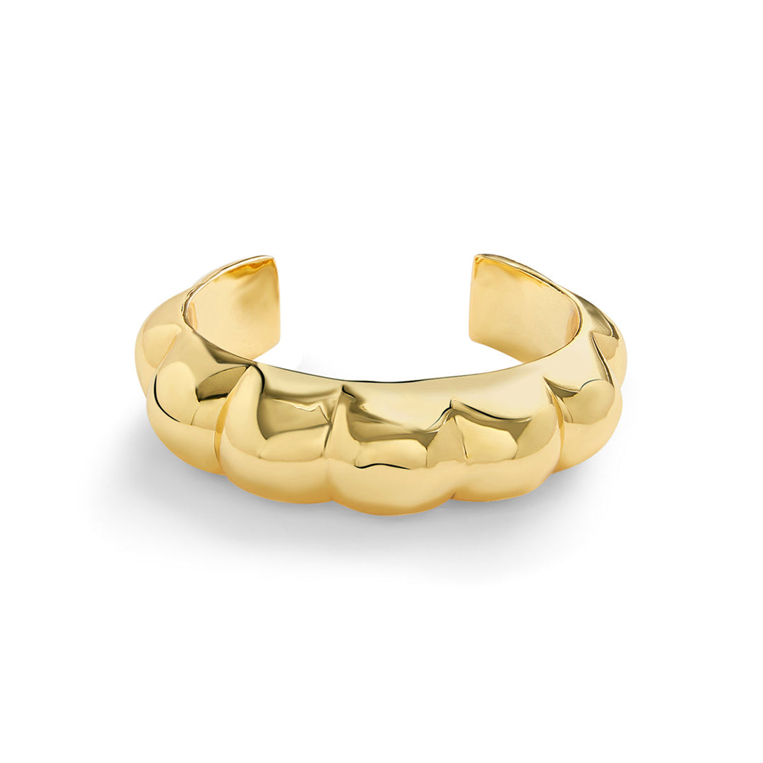 Yellow Open Cuff Wristwear for Women by Isharya | Modern Indian Jewellery