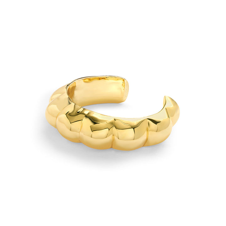 Yellow Open Cuff Wristwear for Women by Isharya | Modern Indian Jewellery