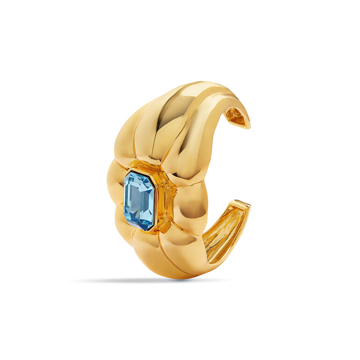 Yellow Open Cuff Wristwear for Women by Isharya | Modern Indian Jewellery