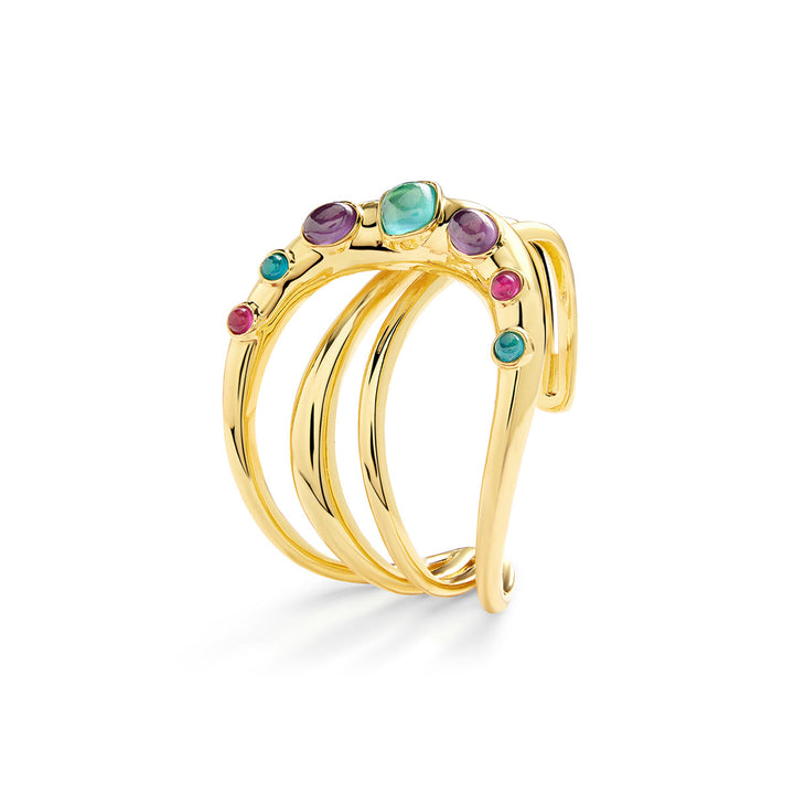 Multi Stackable Cuff Wristwear for Women by Isharya | Modern Indian Jewellery