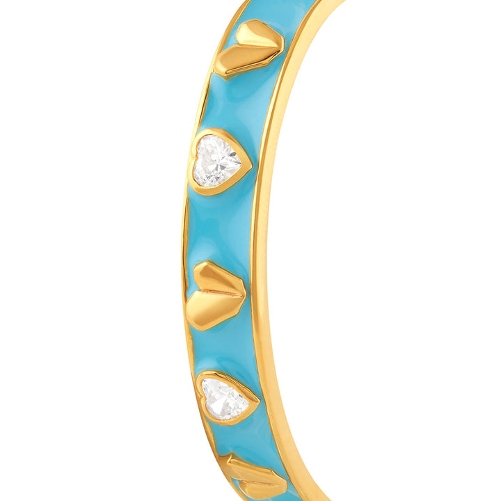 Lucky Charms Turqoise Cuff for Women by Isharya | Modern Indian Jewellery