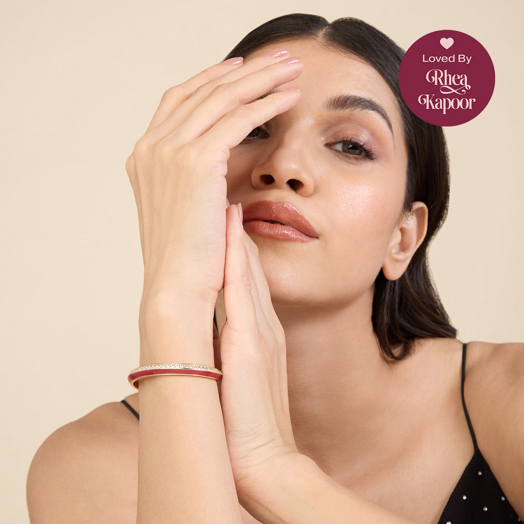Ruby Disco Cuff Bracelet