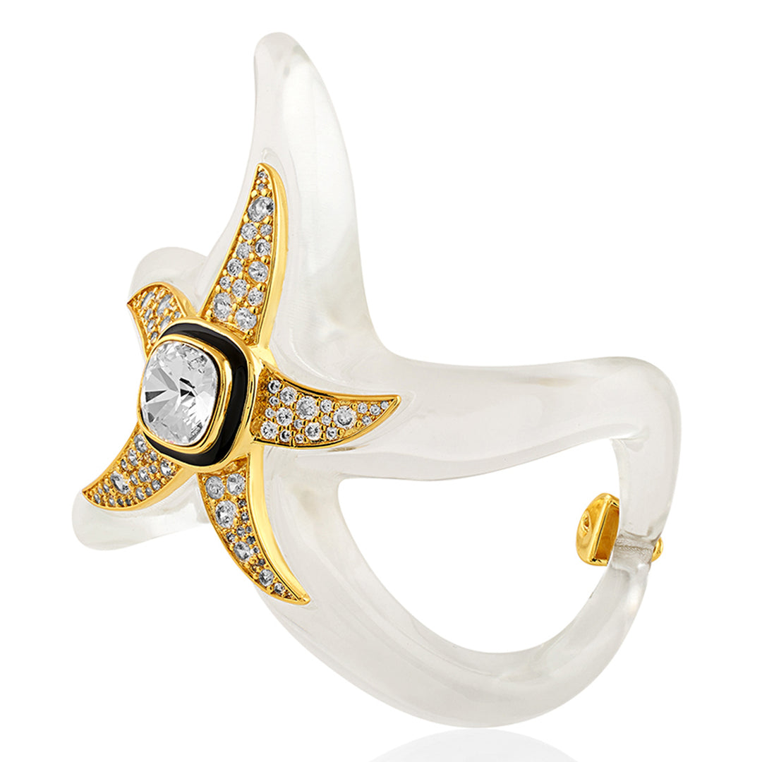 Clear Core Starfish Cuff
