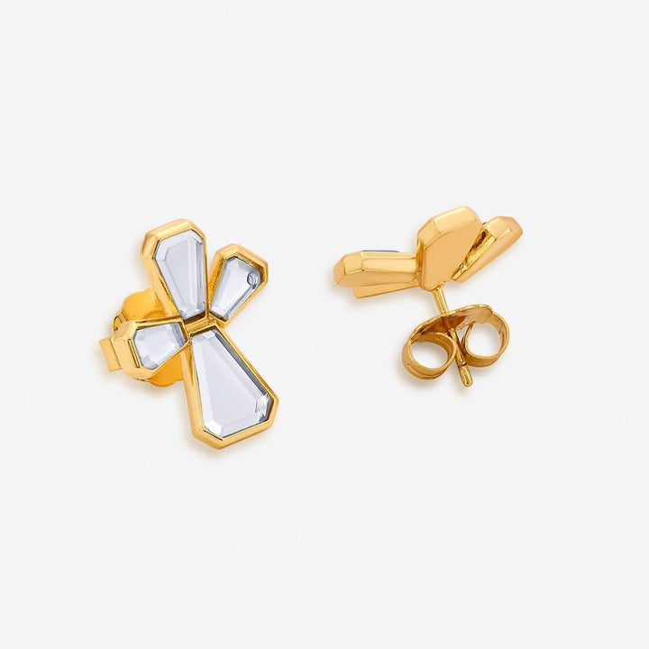 Yellow Stud Earring for Women by Isharya | Modern Indian Jewellery