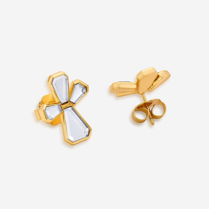 Ayaana Abstract Petals Stud Earrings