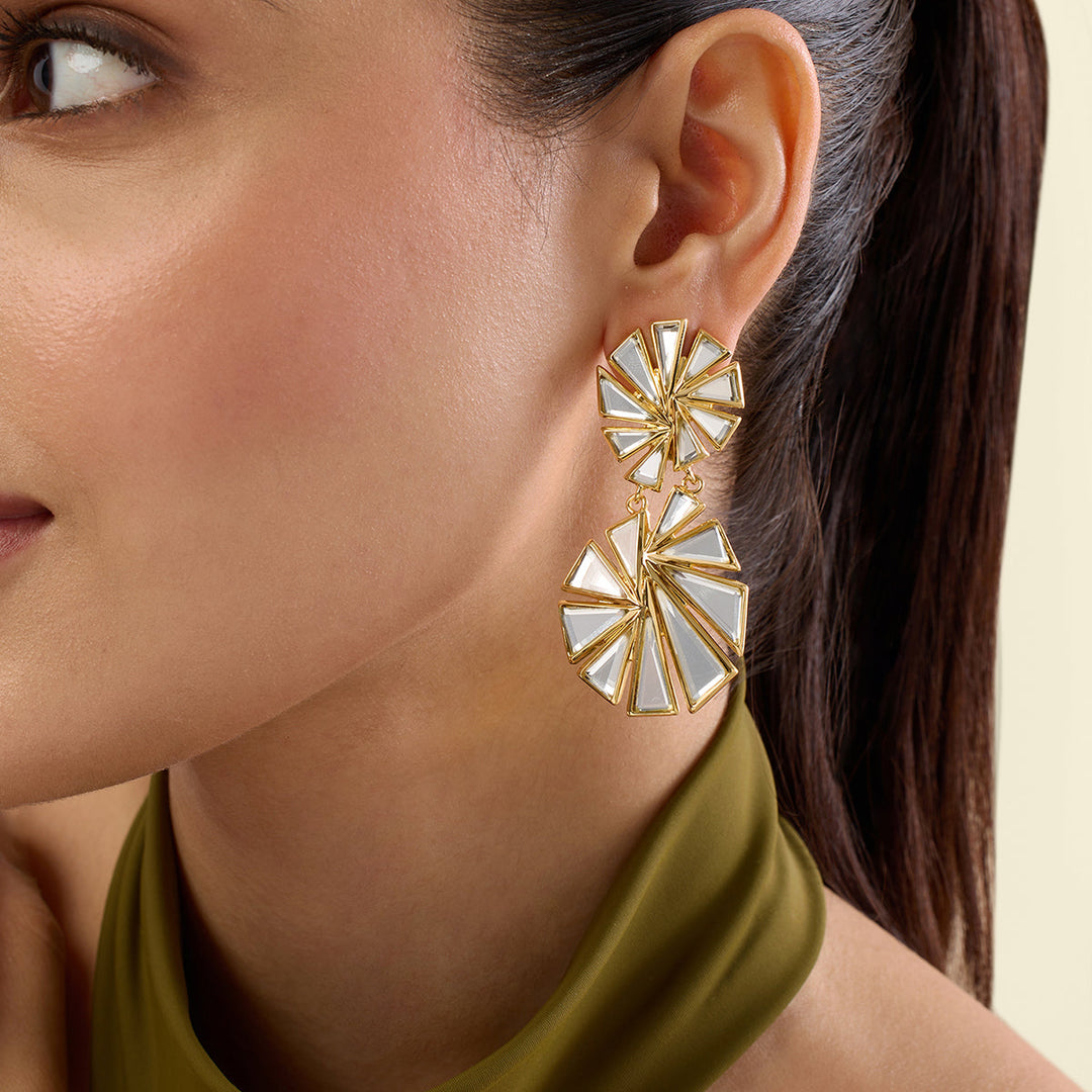 Demi Goddess Shattered Mirror No. 8 Earrings