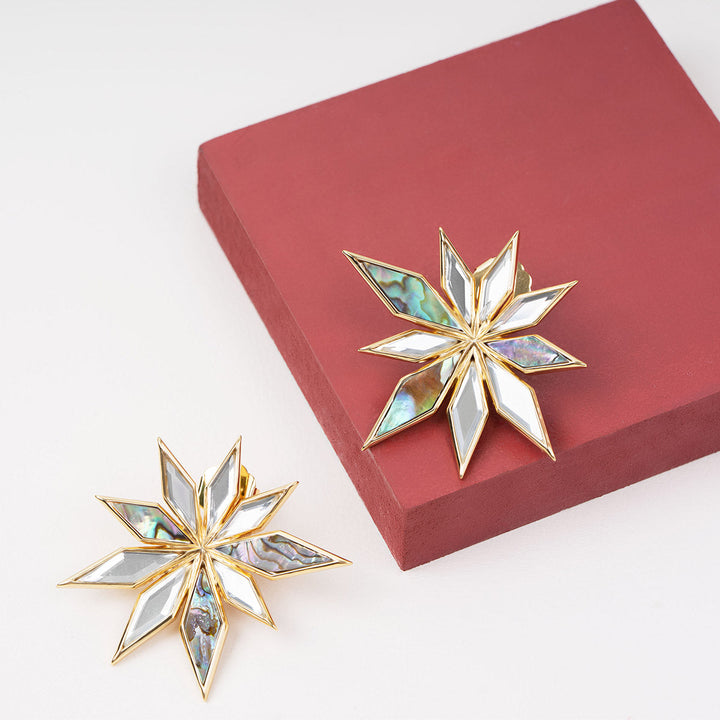 Multi Stud Earring for Women by Isharya | Modern Indian Jewellery