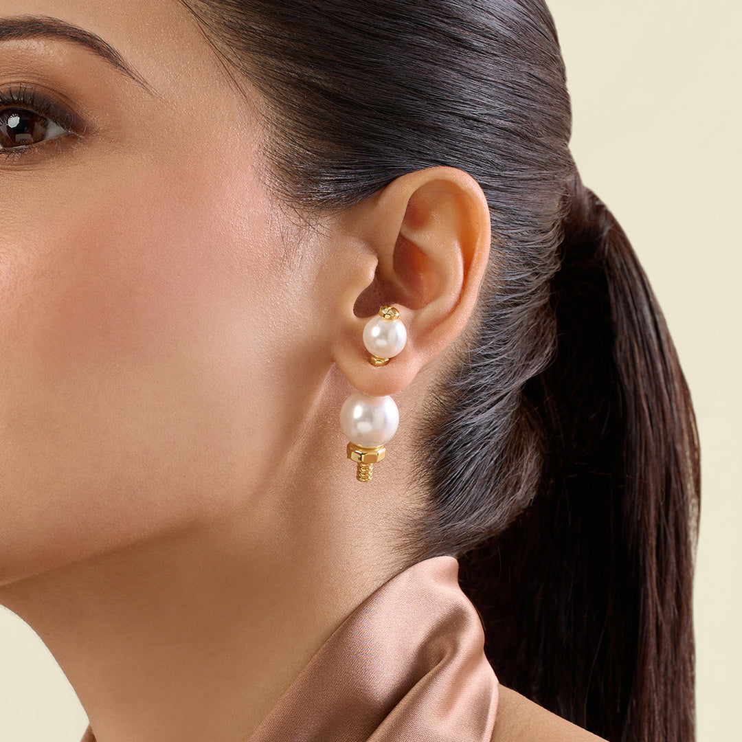 Illusion Pearl Silicon studs