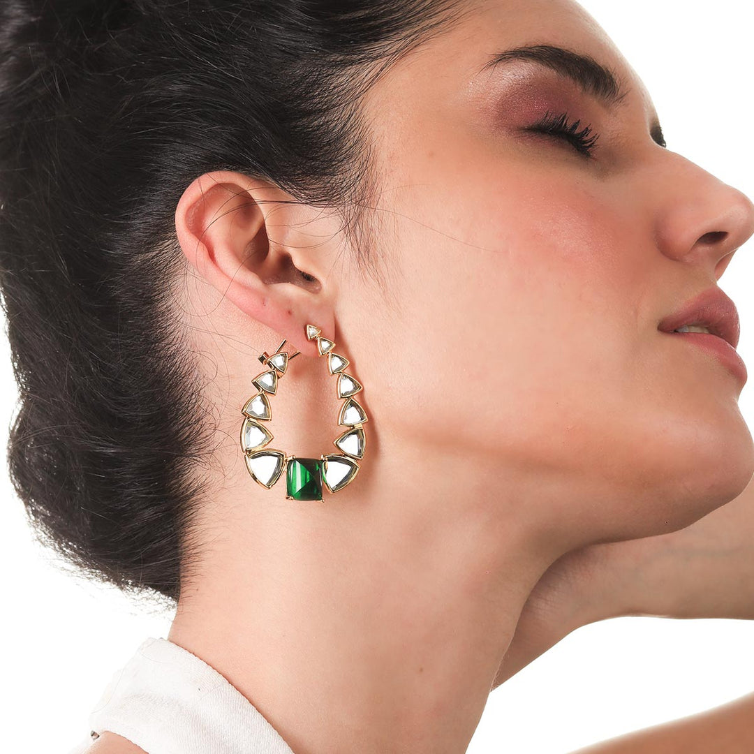 Multi Stud Earring for Women by Isharya | Modern Indian Jewellery