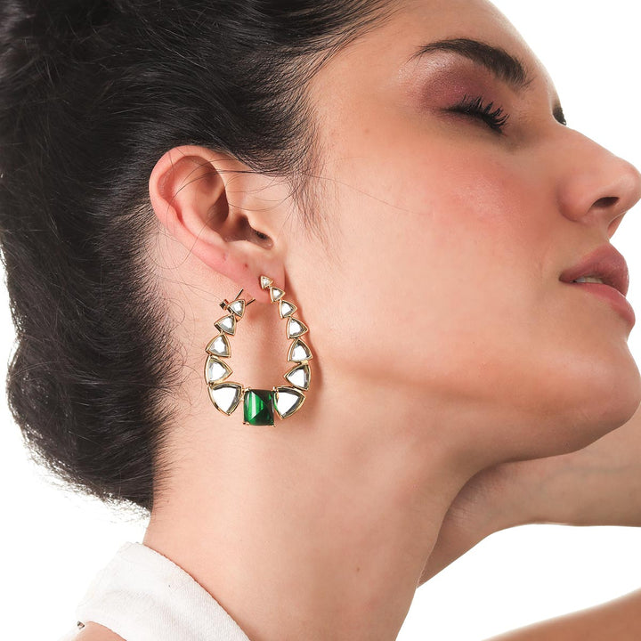 Multi Stud Earring for Women by Isharya | Modern Indian Jewellery