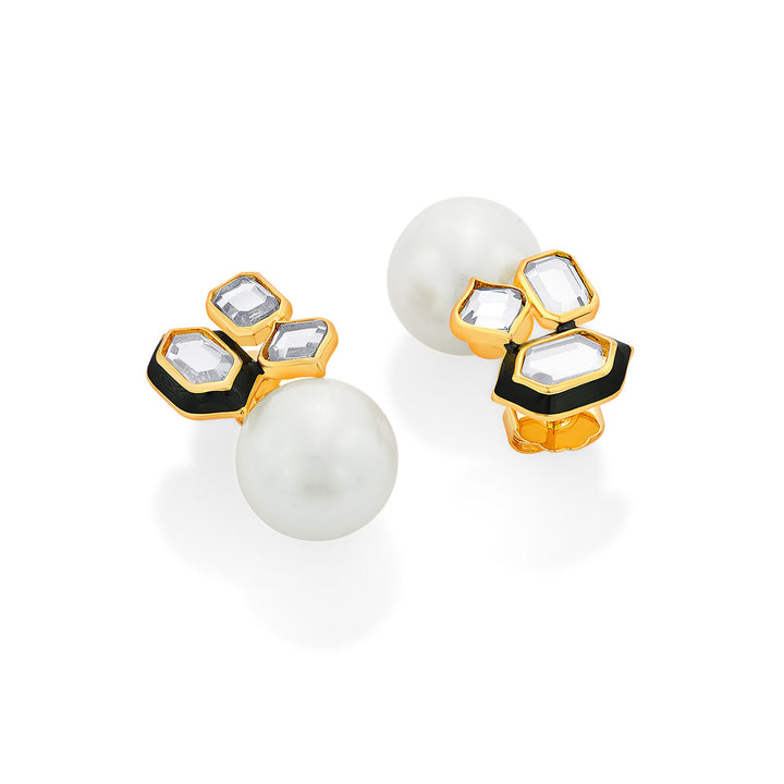 Amina Mismatched Stud Earrings