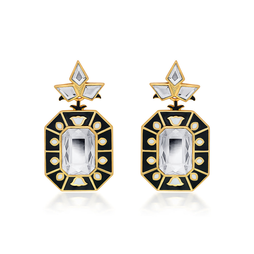 Multi Drop Earring for Women by Isharya | Modern Indian Jewellery