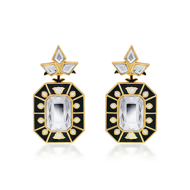 Multi Drop Earring for Women by Isharya | Modern Indian Jewellery