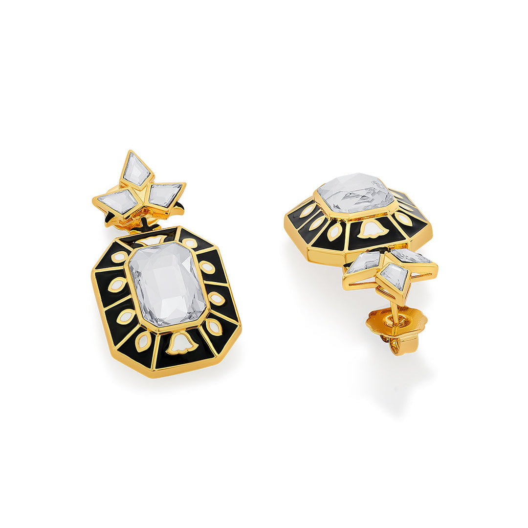 Multi Drop Earring for Women by Isharya | Modern Indian Jewellery