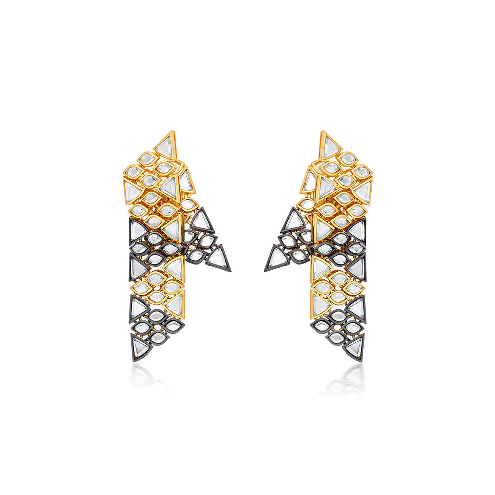 Multi long Earring for Women by Isharya | Modern Indian Jewellery