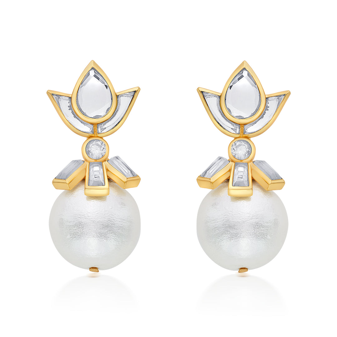 Perla Statement Stud Earrings