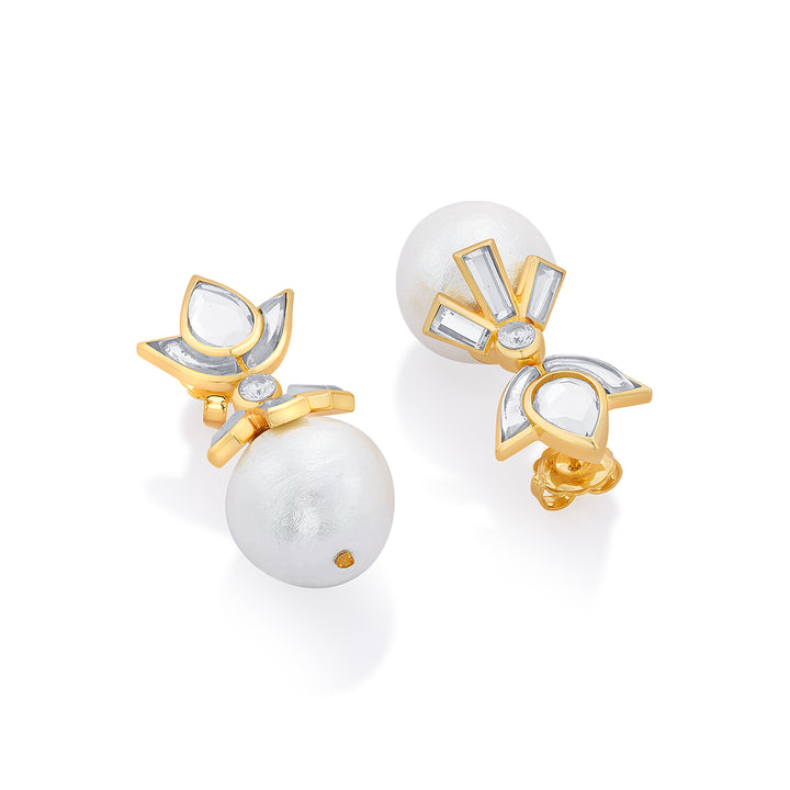 Perla Statement Stud Earrings