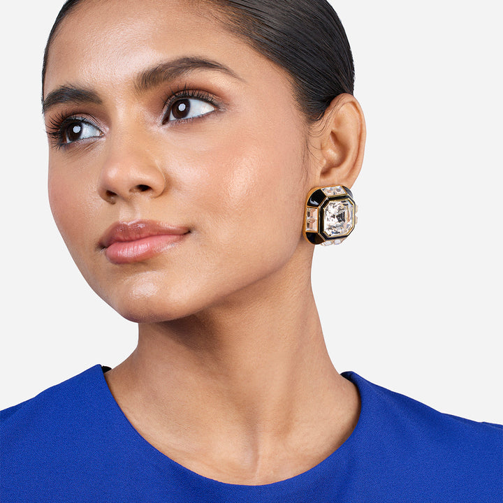 Optical Oversized Crystal Studs
