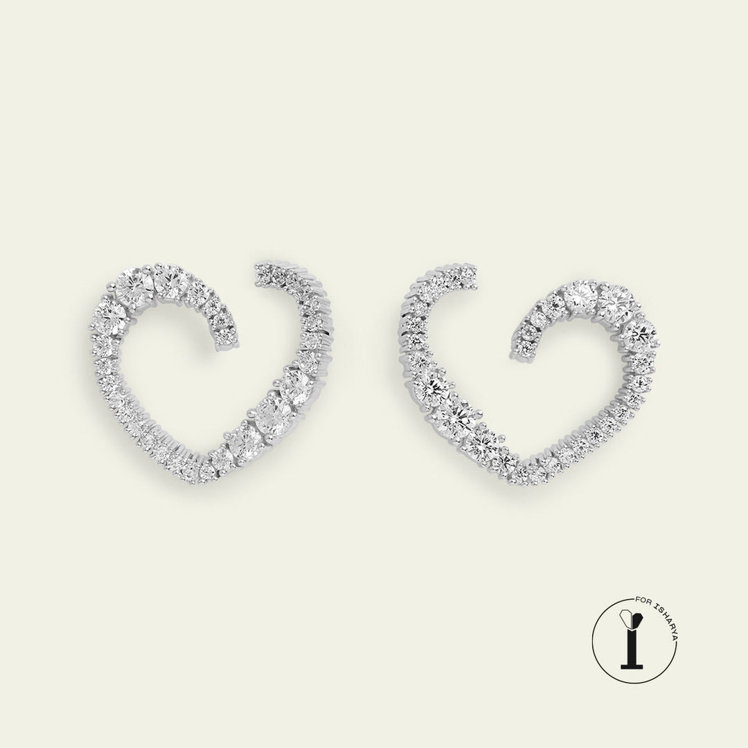 Mini Heart Studs