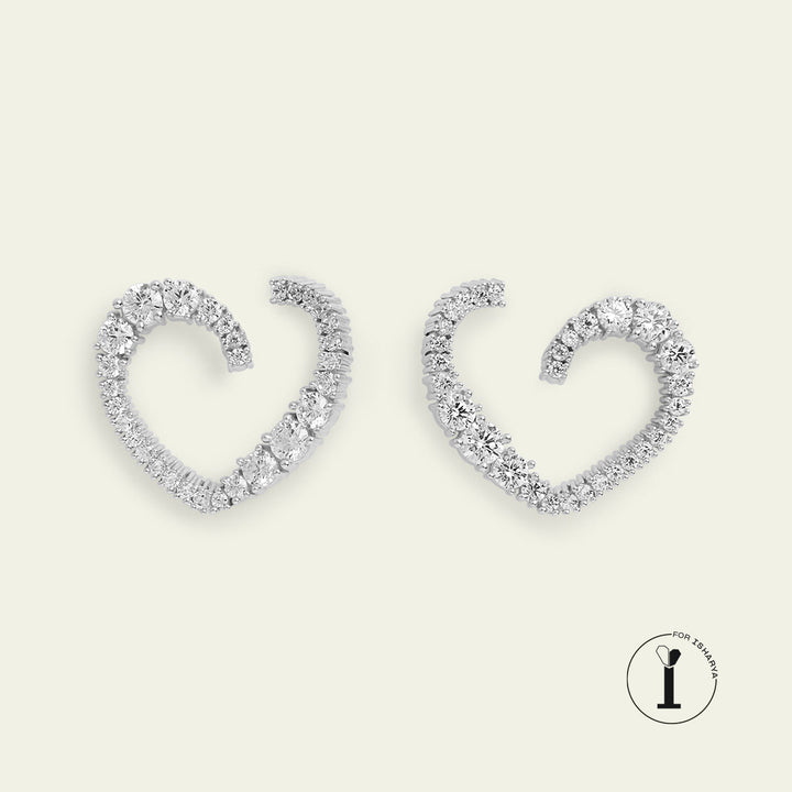 Mini Heart Studs