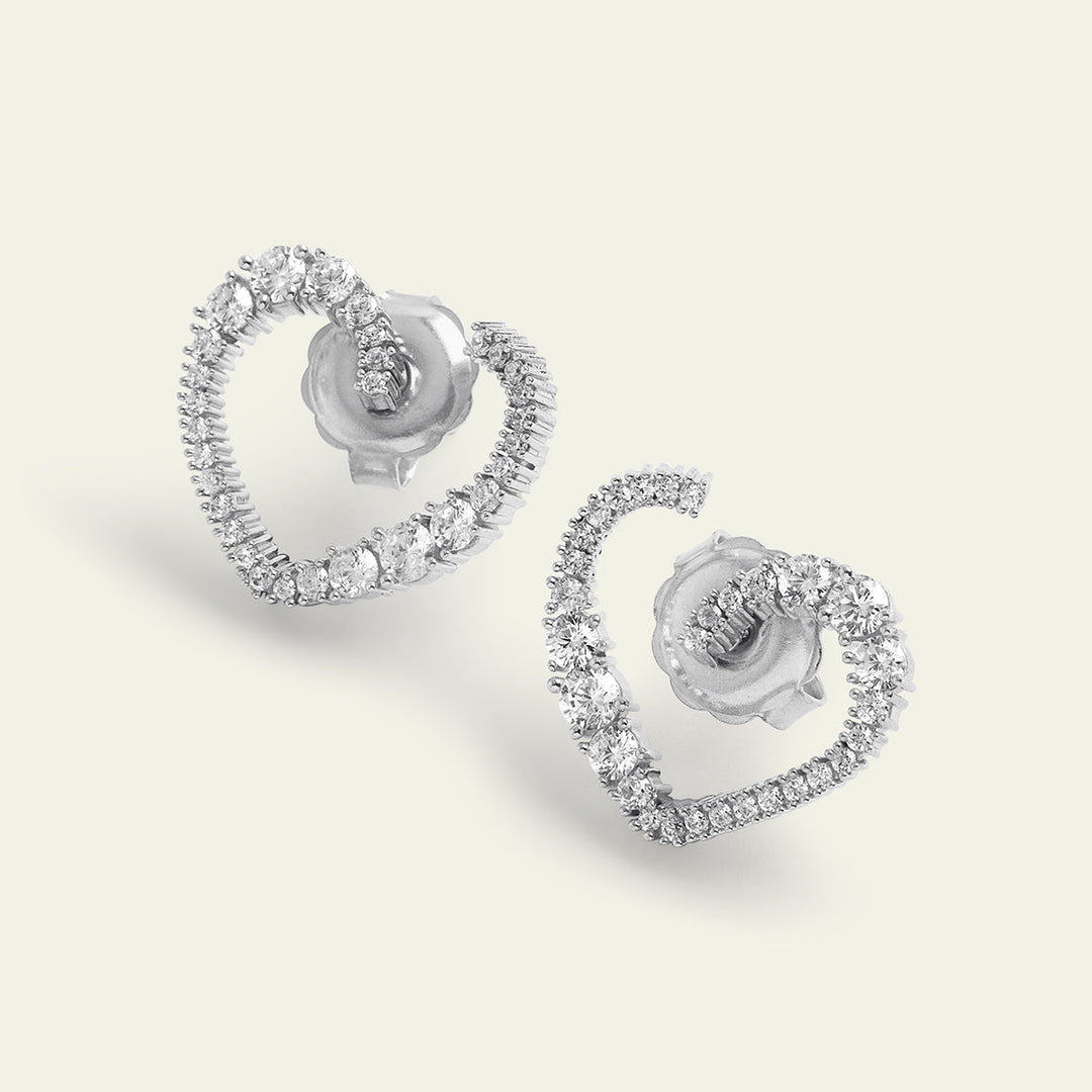 Mini Heart Studs