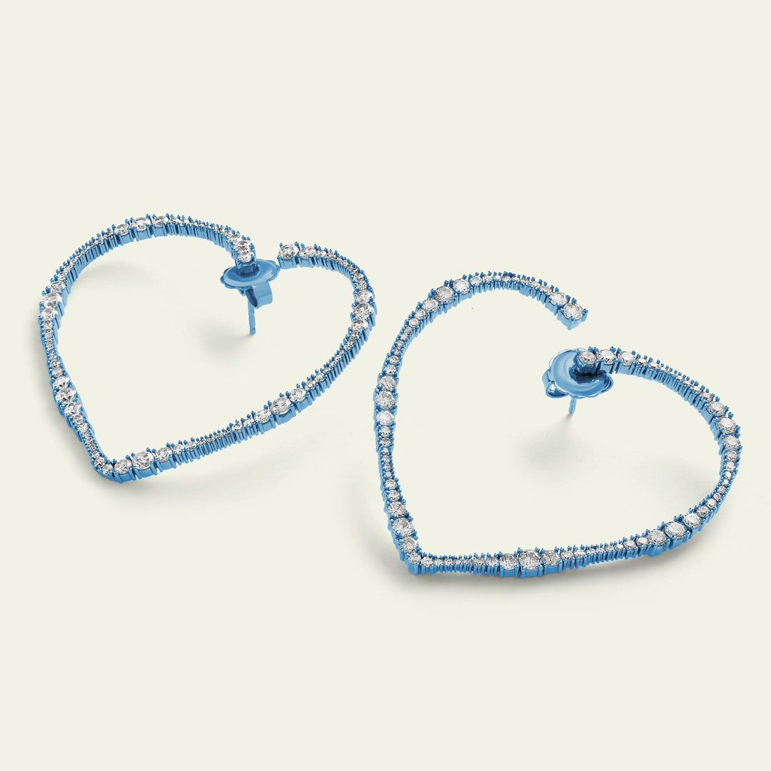 Big Blue Heart Hoops