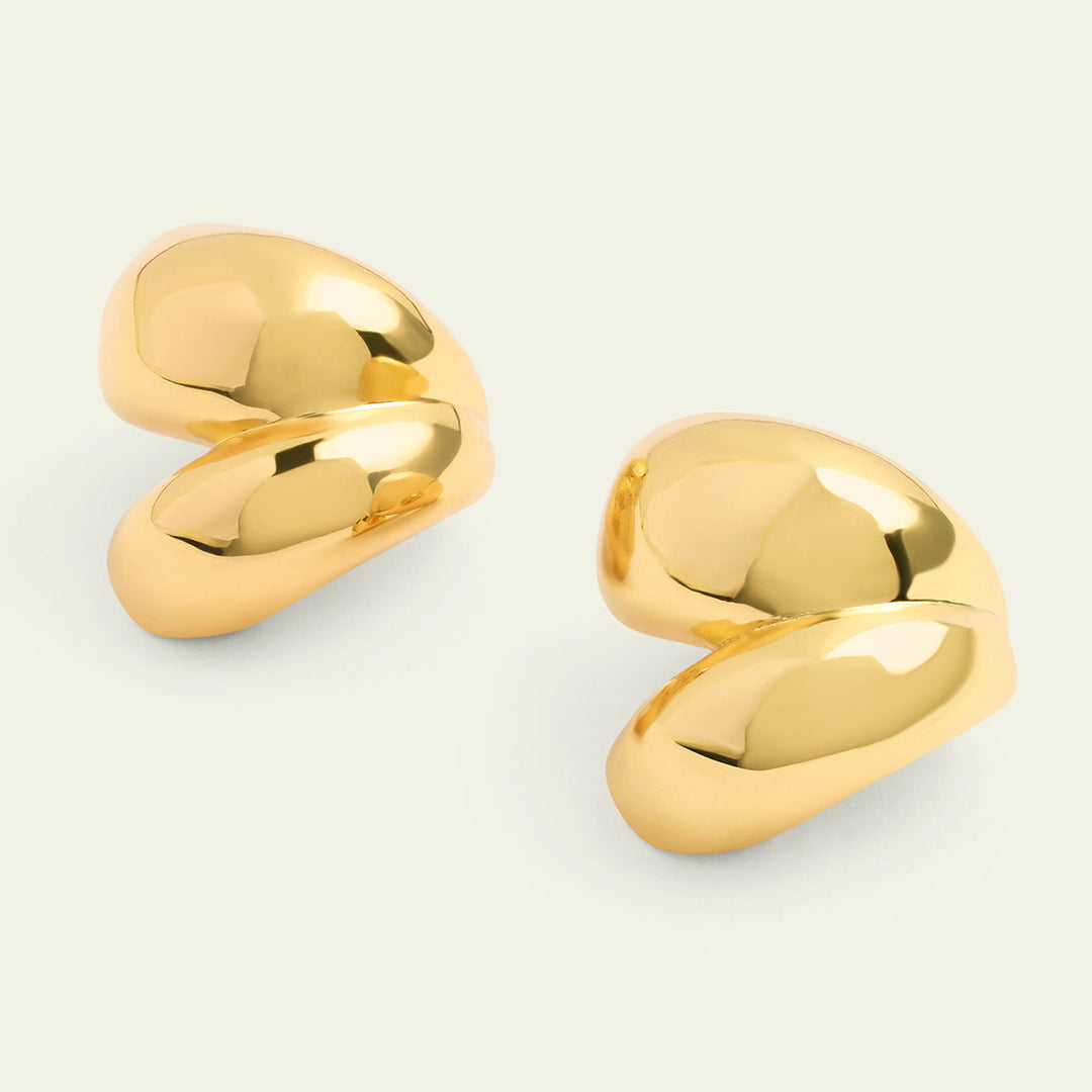 Gold Bubble Ear Cuff