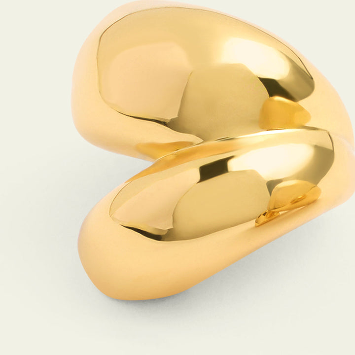 Gold Bubble Ear Cuff
