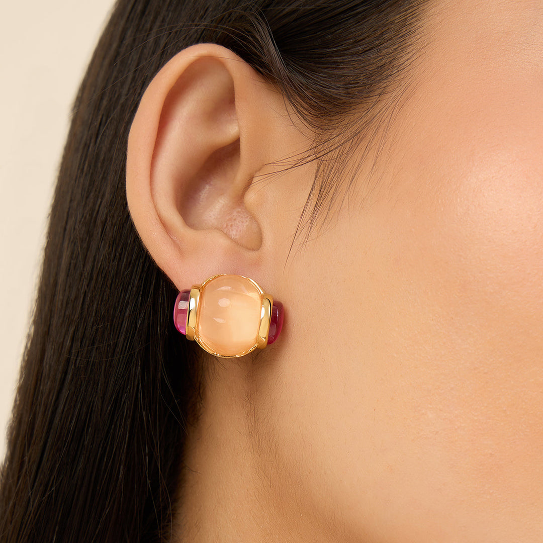 Pretty In Pink Studs