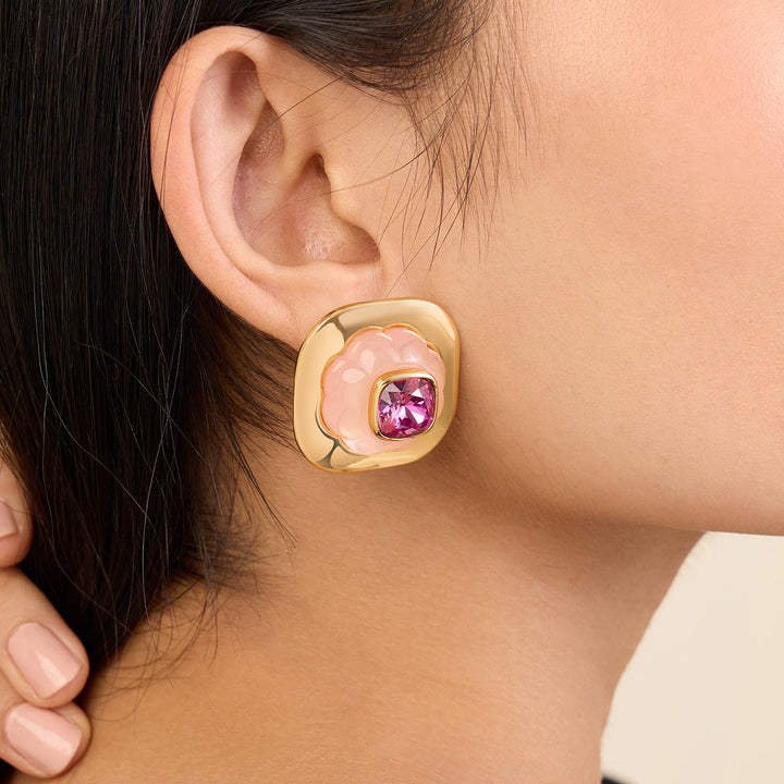 Think Pink Statement Studs