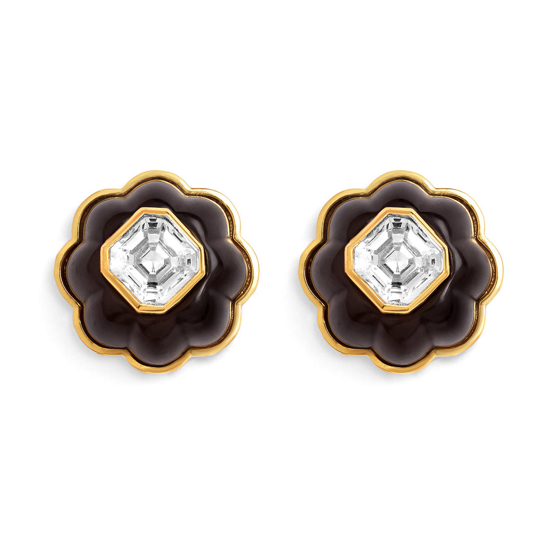 Back To Black Earrings